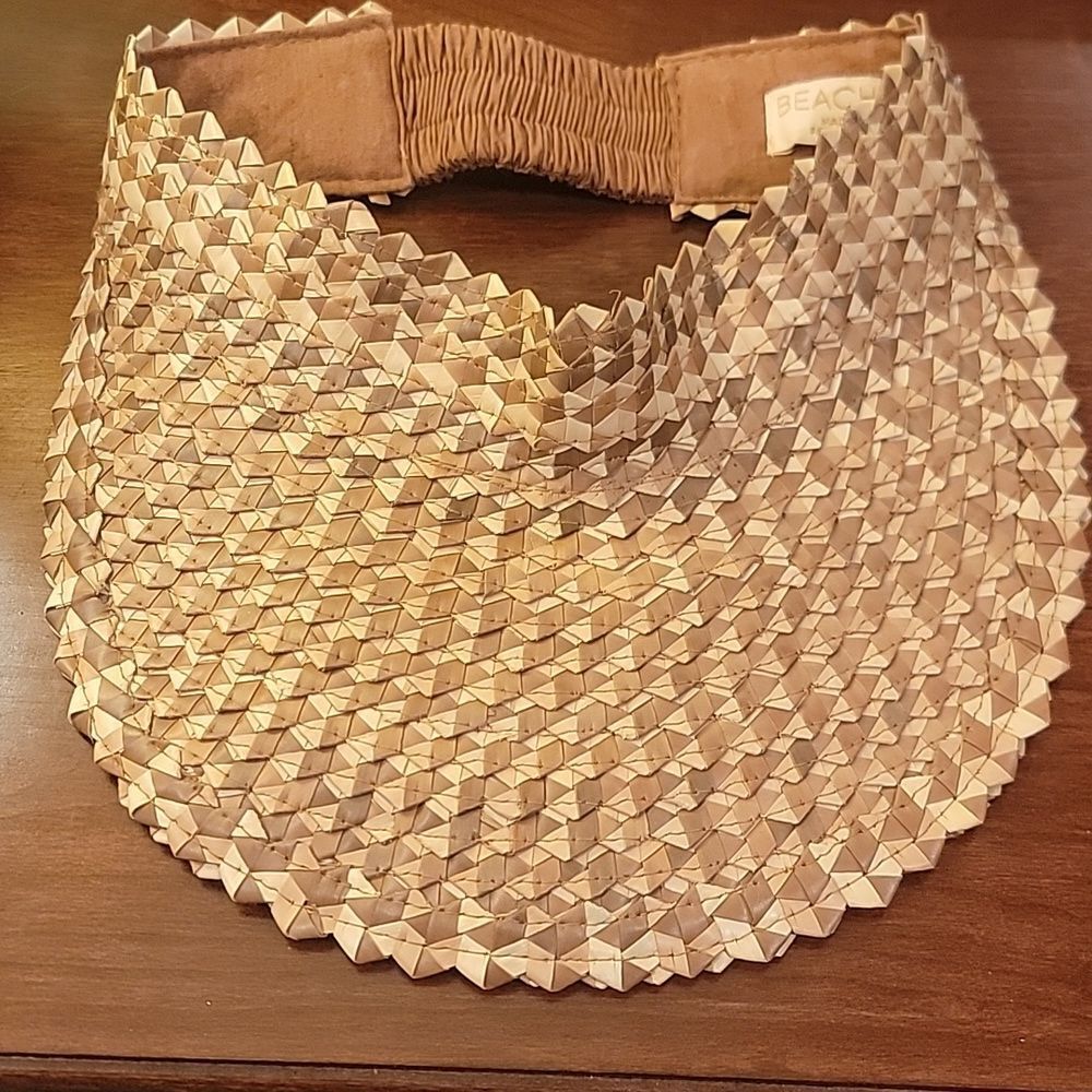 Beachgold Woven Visor One Size